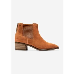 NEW Cole Haan Val Pointed Toe Leather Suede Bootie